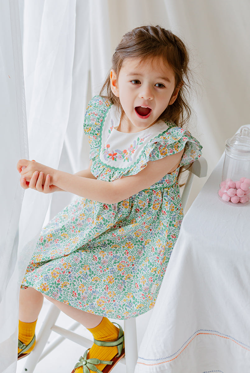 Lynton Dress, Cotswolds Vines – view 4